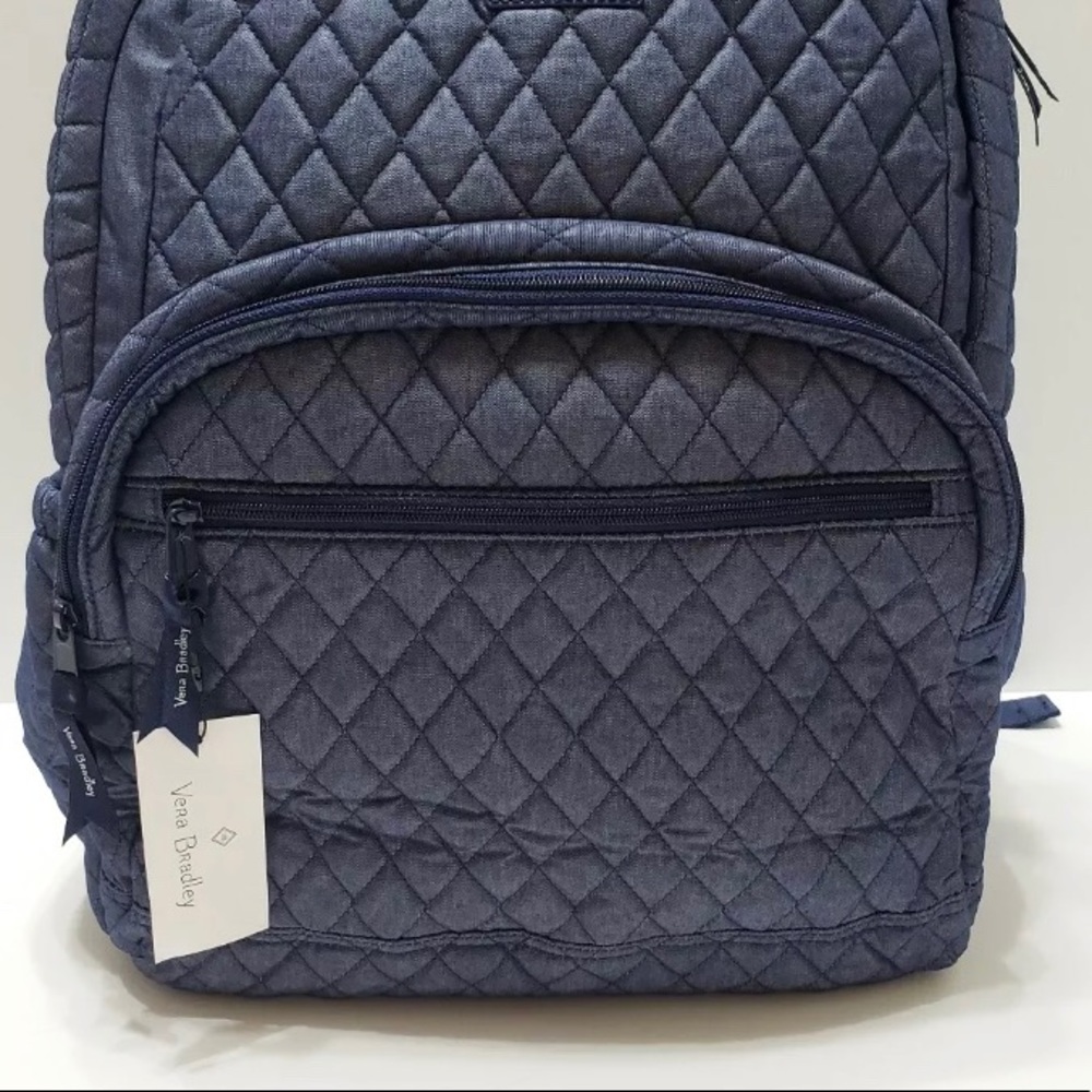 Vera Bradley Essential Large Backpack Moonlight - Picture 7 of 8